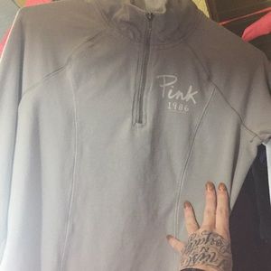 Victoria secret pink half zip